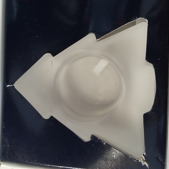 Dansk Frosted Christmas Tree Tealight Holders - Picture 2 of 5